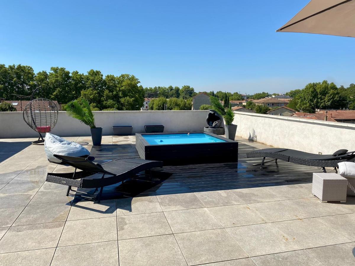 Appartement Rooftop Avec Piscine Авиньон Екстериор снимка